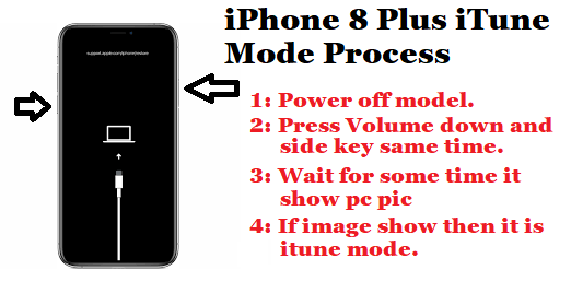 iPhone 8 Plus Itune Mode Process​